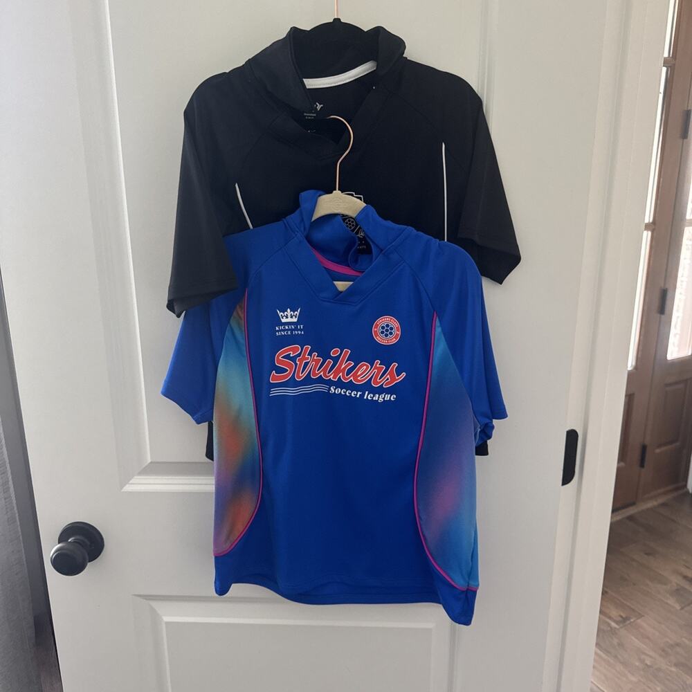 Boys Old Navy Active Soccer Jerseys Lot Of 2 Size S 6-7